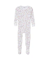 Gerber Baby Girls Snug Fit Footed Pajamas, 2-Pack, Dogs