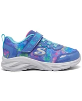 Skechers Toddler Girls Coastline - Flutter Fly Fastening Strap Casual Sneakers from Finish Line