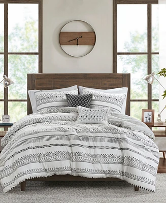 Madison Park Fraser Seersucker 5-Pc. Comforter Set, King/California King