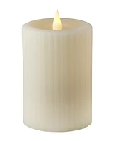 Seasonal Fine Ribbed Motion Flameless Candle