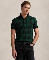 Polo Ralph Lauren Men's Custom Slim Fit Plaid Mesh Shirt