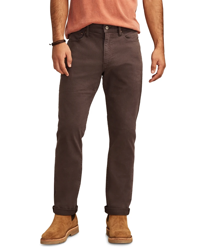 Lucky Brand Men's 410 Athletic Straight Brushed Twill Jeans