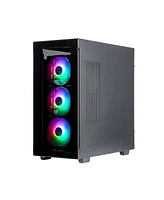 Velztorm Black Gladio Cto Gaming Pc (Liquid Cooled Amd Ryzen 9 5900X, 64GB DDR4, 1TB PCIe Ssd + 2TB Hdd (3.5), GeForce Rtx 3070 8GB, Win10H)