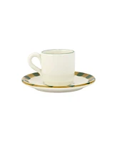 Vietri Old St. Nick Espresso Cup and Saucer