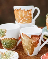 Vietri Autunno Assorted Mugs, Set of 4