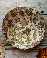 Vietri Autunno Glass Serving Bowl