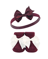Hudson Baby Girl Headband and Socks