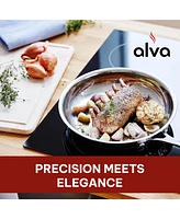 Alva Chef Stainless Steel Frying Pan Skillet 11" - Versatile Cooking Pan