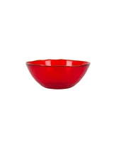 Vietri Holiday Glass Berry Bowl