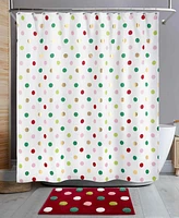 Nicole Miller Merry Dot Shower Curtain 72" x 72"