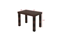 Brown Gradient Bar Table for Stylish Home or Kitchen Dining