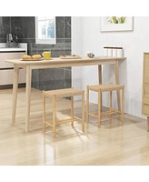 Sugift 18 Inch Dining Stool Set of 2