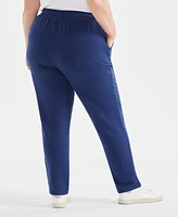 Style & Co Plus Yummy Fleece Drawstring Pants