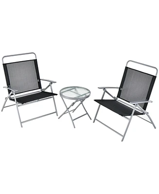 3 Pieces Patio Foldi