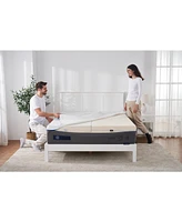 Clara Clark Premium 12" Adjustable & Personalizable Cooling Hybrid Spring & Memory Foam Mattress