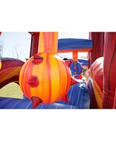 JumpOrange Shadow Obstacle Course Bounce House Inflatable for Kids and Adults with Blower, Commercial Grade, Pop Ups, Outdoor Indoor, Rental Quality (