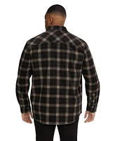 Johnny Bigg Big & Tall Leroy Check Cord Overshirt