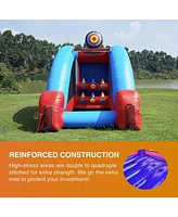 JumpOrange Knock It Off Archery Target Game Inflatable with Air Blower (Accessories Not Included) , Kids and Adults, Commercial Grade, Rental Game, Kn