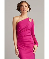 Tadashi Shoji Clarise Shoulder Cutout Mini Dress