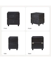 Hulala Home Scipione Transitional 2 - Drawer Nightstand with Multiple Configurations