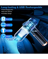 Slickblue 120W Cordless Handheld Vacuum Cleaner with 9000PA Suction, Rechargeable, Portable for Car and Home