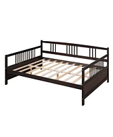 Slickblue Full Daybed with Support Legs, Versatile Bed Frame for Living Room & Guest