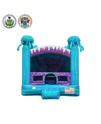 JumpOrange Electric Commercial Grade Bounce House Inflatable 13 x 13 (with Blower), for Kids 5