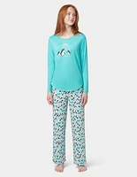 Hue Women's 2-Pc. Timeless Soft Jersey Packaged Pajama Set