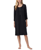 Eileen West Women's Ruffled Lace-Trim Waltz Nightgown