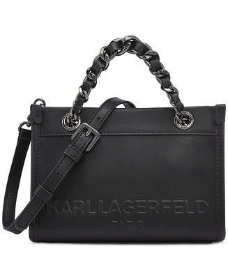 Karl Lagerfeld Paris Savoie Small Leather Crossbody