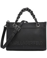 Karl Lagerfeld Paris Savoie Leather Small Crossbody Bag