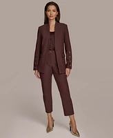 Donna Karan New York Women's Button-Sleeve Blazer