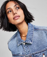 And Now This Women's Button-Front Denim Vest, Exclusively at Macy's