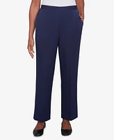 Alfred Dunner Petite Modern Stretch Twill Medium Length Pants