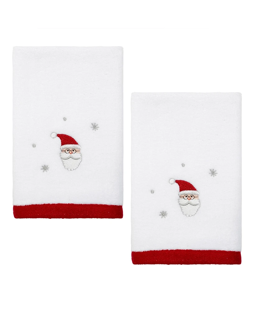 Avanti Ho Ho Ho Cotton Fingertip Towel, 18" x 11"