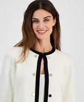 Anne Klein Women's Open-Front Cardigan