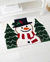 Avanti Winter Snowman Polyester Bath Rug, 30" x 20"