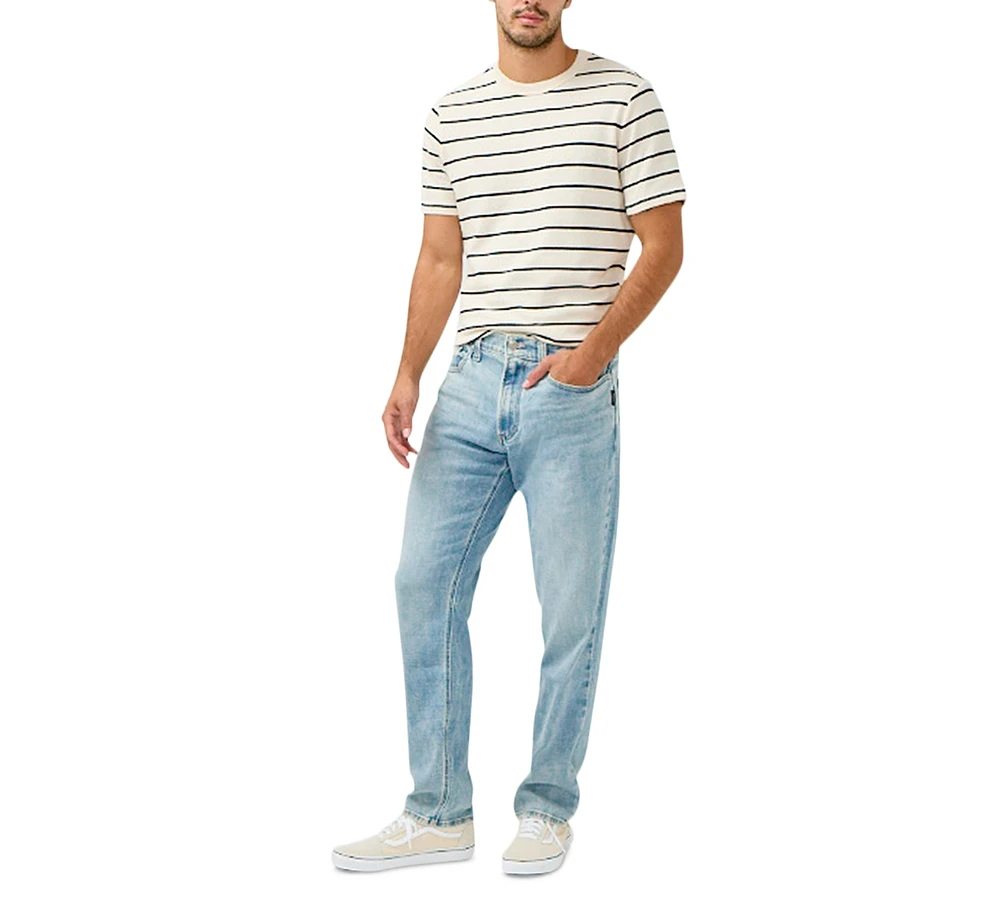 Silver Jeans Co. Eddie Classic Athletic Fit Tapered Leg