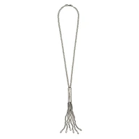 UNOde50 Sterling Silver Plated Whip Necklace