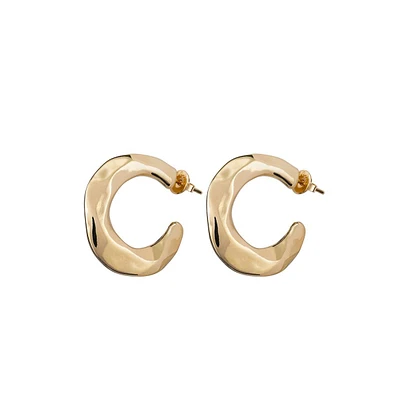 UNOde50 Metal Alloy Banana Shaped Earrings