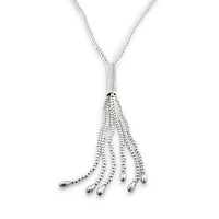 UNOde50 Sterling Silver Plated Whip Necklace