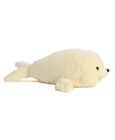 Aurora Large Baby Harp Seal Super Flopsie Adorable Plush Toy White 30"