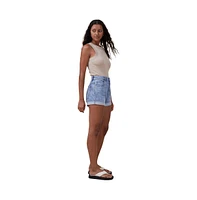 Cotton On Women's High Rise Classic Stretch Denim Short