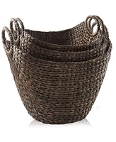 Casafield Set of 3 Boat Baskets with Handles
