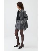 Nocturne Women's Pleated Mini Skirt