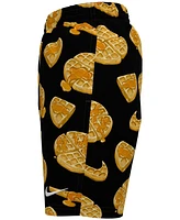 Nike Big Boys 7" Tossed Waffle Volley Swim Shorts