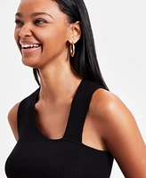 Bar Iii Women's Asymmetrical Cutout Sweater Tank, Exclusively at Macy's