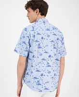 Tommy Bahama Men's Island Bound Chambray Short-Sleeve Shirt