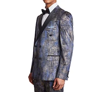 Paisley & Gray Men's Slim-Fit Double-Breasted Tuxedo Jacket