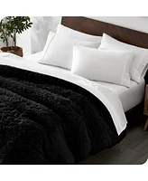 Bare Home Shaggy Faux Fur Duvet Cover